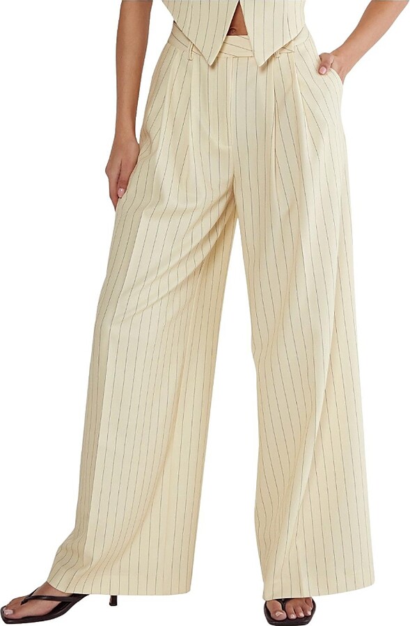 Nasty Gal Pinstripe Tailored Pants