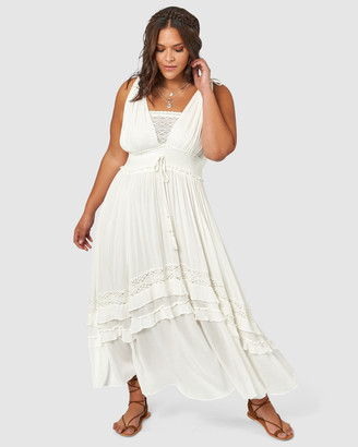 The Poetic Gypsy Women's White Maxi dresses - Sunbeam Maxi Dress
