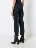 Thumbnail for your product : Nili Lotan zip detail straight trousers