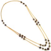 Thumbnail for your product : Artisan Natural Ice Diamond Chain Necklace 18k Yellow Gold Jewelry