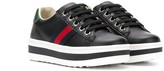 Thumbnail for your product : Gucci Children Web stripe platform sneakers