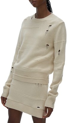 Helmut Lang Distressed Crewneck Sweater
