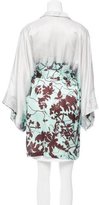 Thumbnail for your product : Dries Van Noten Abstract Print Belted Tunic