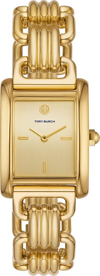 TORY BURCH THE MILLER SQUARE, Gold Women's Wrist Watch