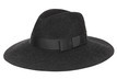 Thumbnail for your product : LITTLE JOE WOMAN Wide Brimmed Felt Fedora Charcoal
