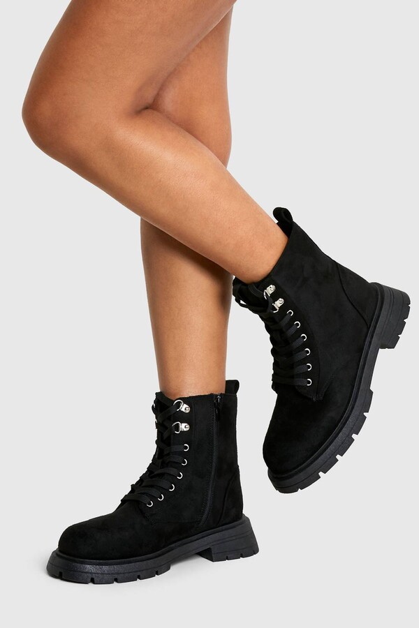 Lace-up Boots Wide ShopStyle UK