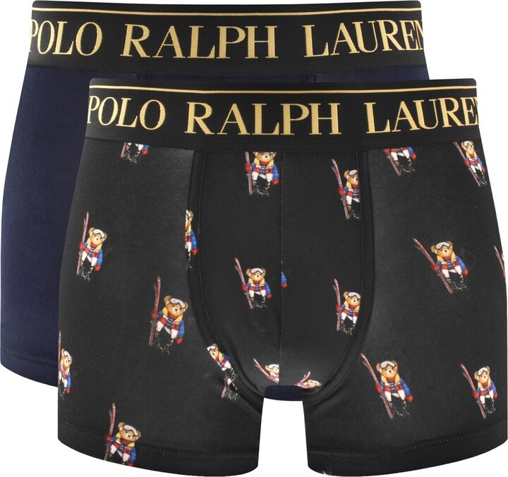 Ralph Lauren Underwear 3 Pack Trunks Black