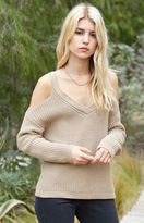 Thumbnail for your product : La Hearts Chunky Cold Shoulder Pullover Sweater