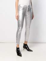 Thumbnail for your product : J Brand metallic skinny jeans