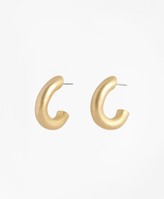 Thumbnail for your product : Brooks Brothers Gold-Plated Hoop Earrings