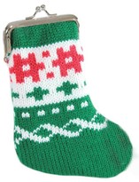 Thumbnail for your product : MELROSE GIFTS Knit Snowflake Stocking Coin Purse