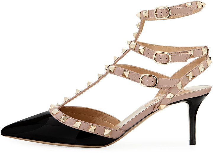 valentino rockstud mid heel