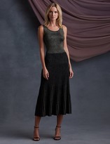 bailey print pleated dress