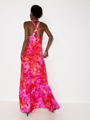 HONORINE Tie-Dye Print Maxi Dress