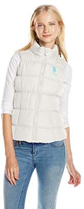U.S. Polo Assn. Women's Juniors Basic Bubble Vest