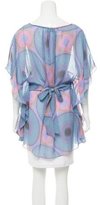 Thumbnail for your product : Tibi Belted Silk Tunic