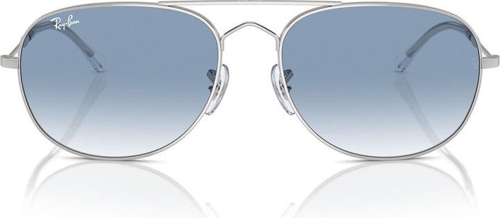 Ray-Ban Bain Bridge 57mm Pillow Gradient Aviator Sunglasses
