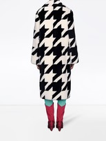 Thumbnail for your product : Gucci Houndstooth Shearling Coat