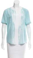 Thumbnail for your product : Equipment Silk Short Sleeve Top