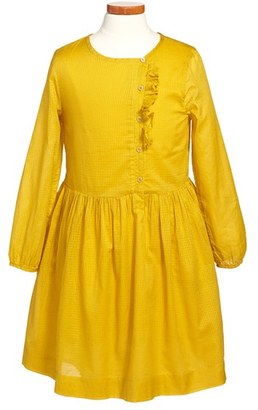 Burberry 'Alaya' Open Weave Cotton Dress (Little Girls & Big Girls)