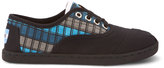 Thumbnail for your product : Toms Black Checkered Youth Cordones