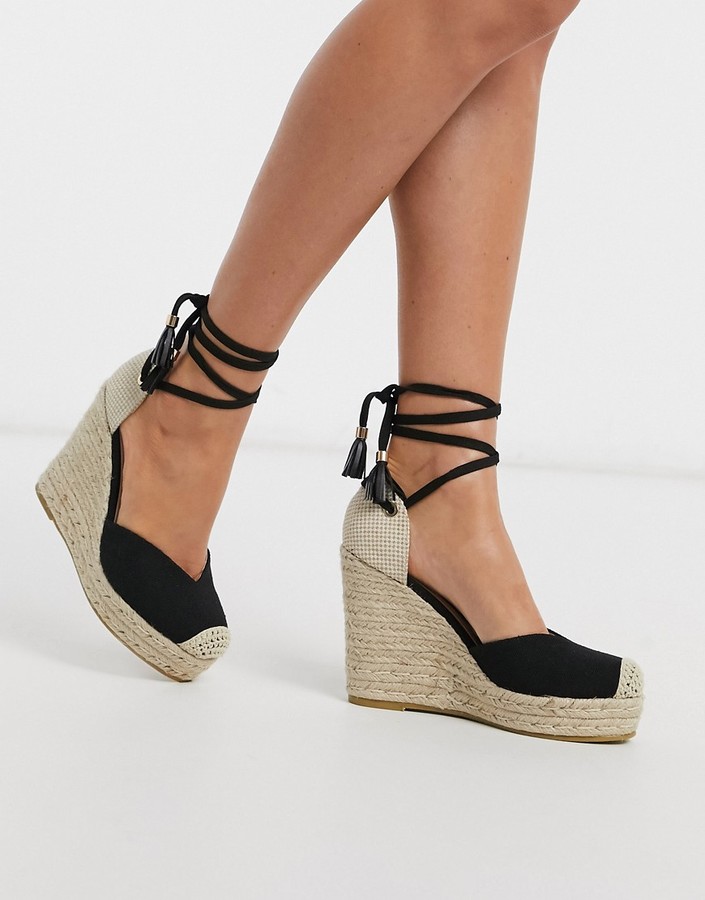 ankle tie espadrilles uk