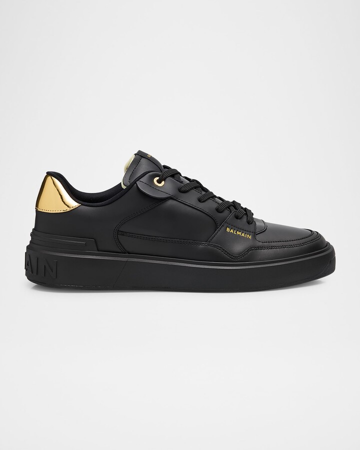 black and gold sneakers mens