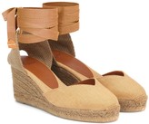 Thumbnail for your product : Castaner Chiara canvas wedge espadrilles