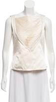 Thumbnail for your product : Chanel Silk Pleated Top