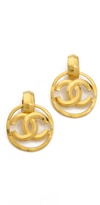 Thumbnail for your product : WGACA What Goes Around Comes Around Vintage Chanel CC Clip On Earrings