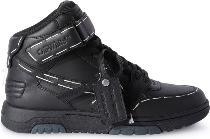 Off-White Ooo Sartorial Stitching mid-top Sneakers - Farfetch