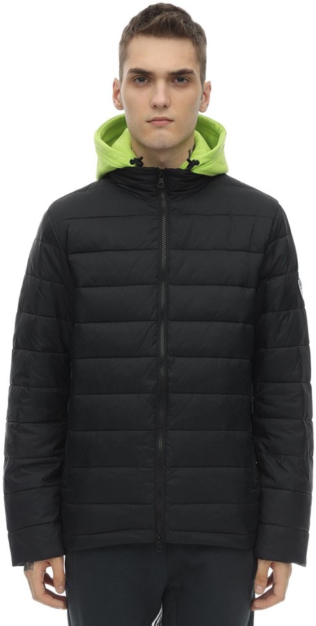 emporio armani long down jacket