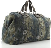 Thumbnail for your product : Gucci Helmut Carry On Duffle Bag Printed Jacquard with Leather Large