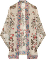 Thumbnail for your product : Anna Sui Floral-print georgette kimono