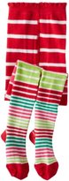 Thumbnail for your product : Jefferies Socks Little Girls'  Multi-Stripe Tights