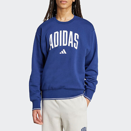 adidas Mens Crew Neck Long Sleeve Sweatshirt