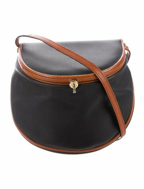 Bottega Vintage Marco Polo Crossbody Bag Black ShopStyle