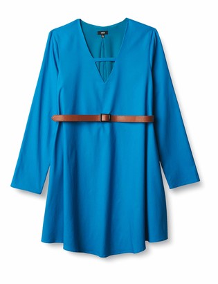 Lucca Couture Women's Naomi Long Sleeve Trapeze Dress