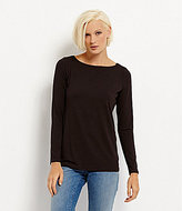 Thumbnail for your product : Eileen Fisher Petite Viscose Jersey Long Slim Top