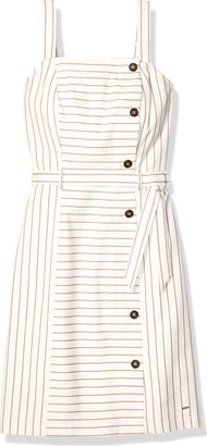 Tommy Hilfiger Women's Adaptive Striped Button Down Dress with Hook and Loop  Closures - ShopStyle