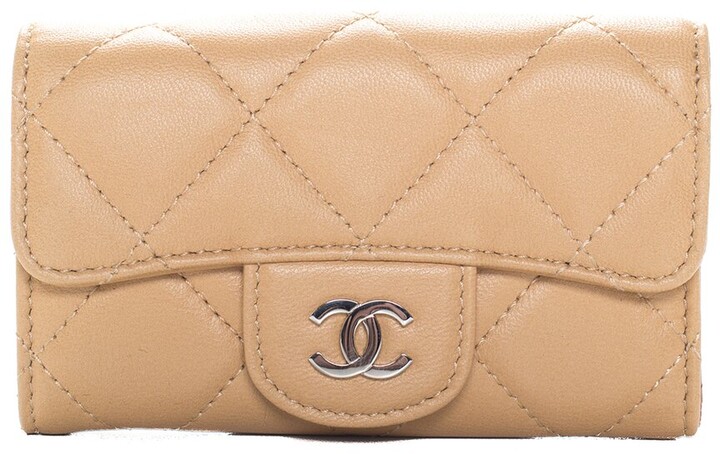 chanel key holder wallet