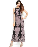 Thumbnail for your product : INC International Concepts Petite Printed Maxi Halter Dress