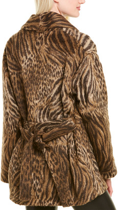 The Kooples Tiger Leo Wool Coat