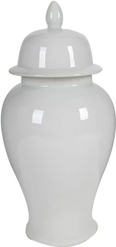 Gloss White Large Seaford Ginger Jar