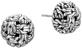 Thumbnail for your product : John Hardy Classic Chain Silver Knot Stud Earrings