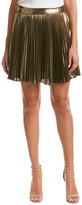 Thumbnail for your product : Haute Hippie Metallic A-Line Skirt