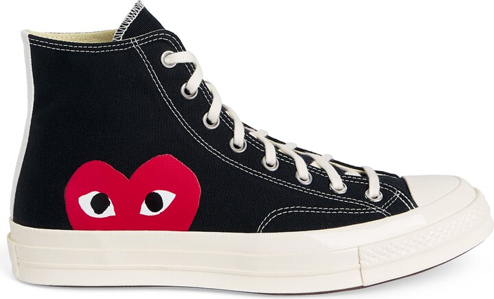 Comme des Garçons PLAY x Converse Heart Chuck Taylor All Star '70 High-Top Sneakers