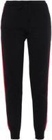 Thumbnail for your product : Chinti and Parker Striped Intarsia Cashmere And Wool-blend Track Pants