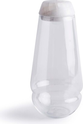 Amici Home Italian Igloo Quadra Medium Glass Pitcher, White Plastic Lid,  Dishwasher Safe , 17-ounce : Target