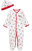Thumbnail for your product : Little Me 'Reindeer' One-Piece & Hat (Baby)